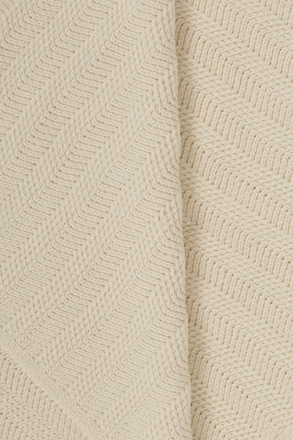 Waves Knit Baby Throw