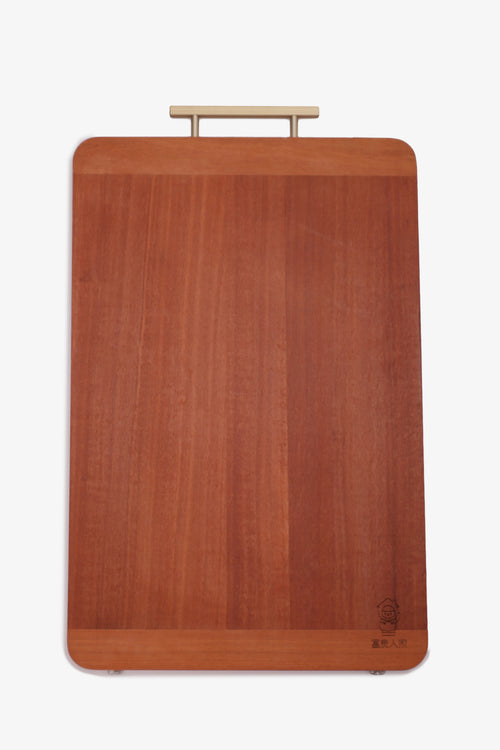 Gold Handle Serving Tray