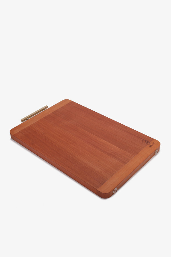Gold Handle Serving Tray