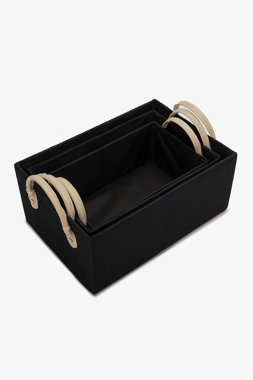 3-Piece Storage Basket Set