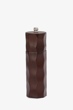 Sculpted Wooden Pepper Grinder
