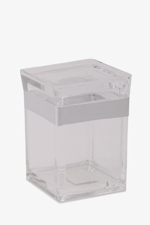 Acrylic Box with Silver Trim