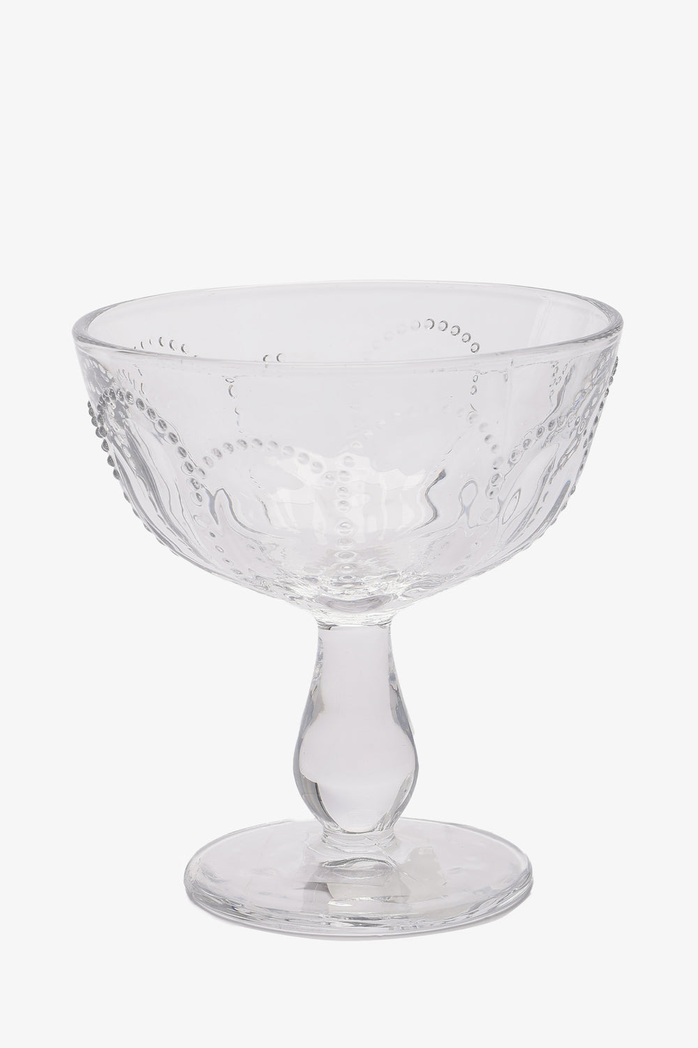Beaded Ice Cream Glass