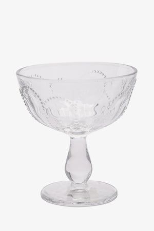 Beaded Ice Cream Glass