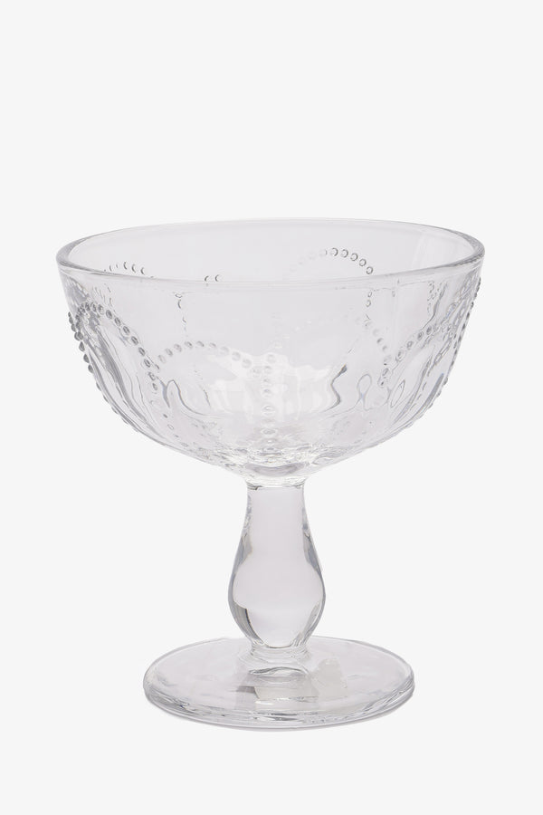Beaded Ice Cream Glass