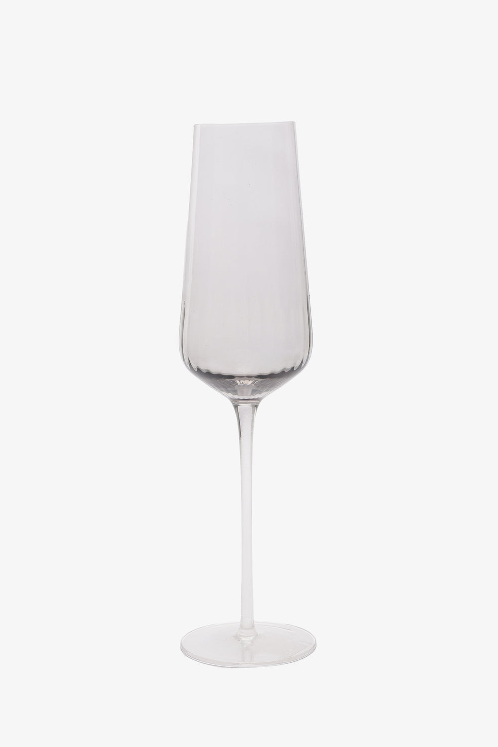 Ribbed Stemmed Glass