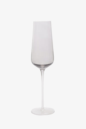 Ribbed Stemmed Glass