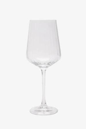 Ribbed Tapered Glass