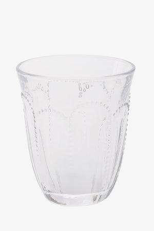 Short Patterned Beaded Tumbler