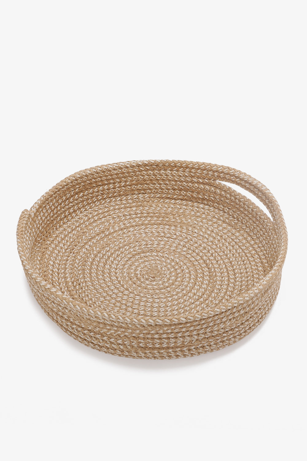 Natural Woven Round Tray