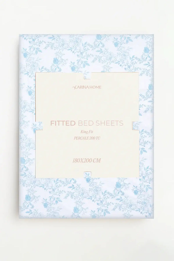 Percale Fitted King Bedsheet (TC200)