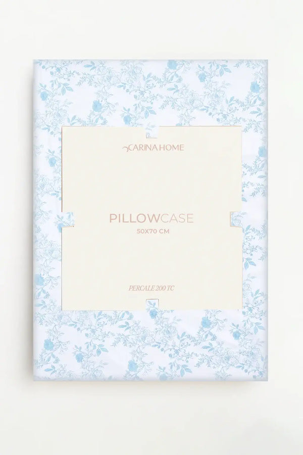 Percale Floral Pillowcases (TC200) - Carina Home