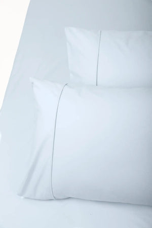 Percale Pillowcase with Pipping (TC200) - Carina Home