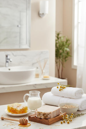 Honey & Milk Bathroom Soap
