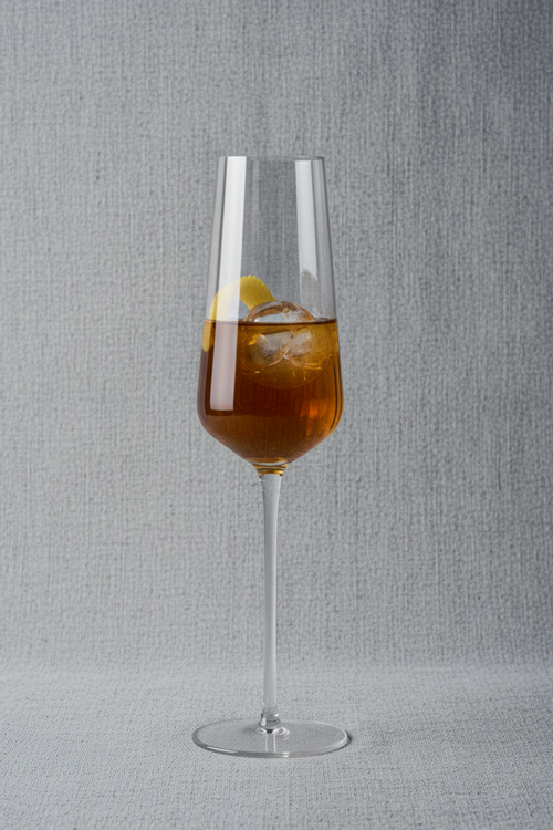 Ribbed Stemmed Glass