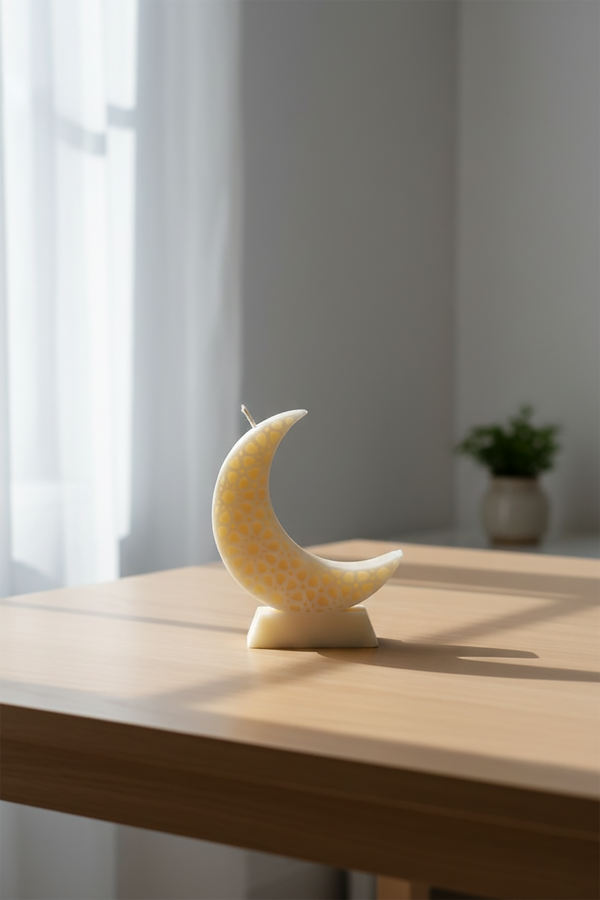 Ramadan Crescent Candle