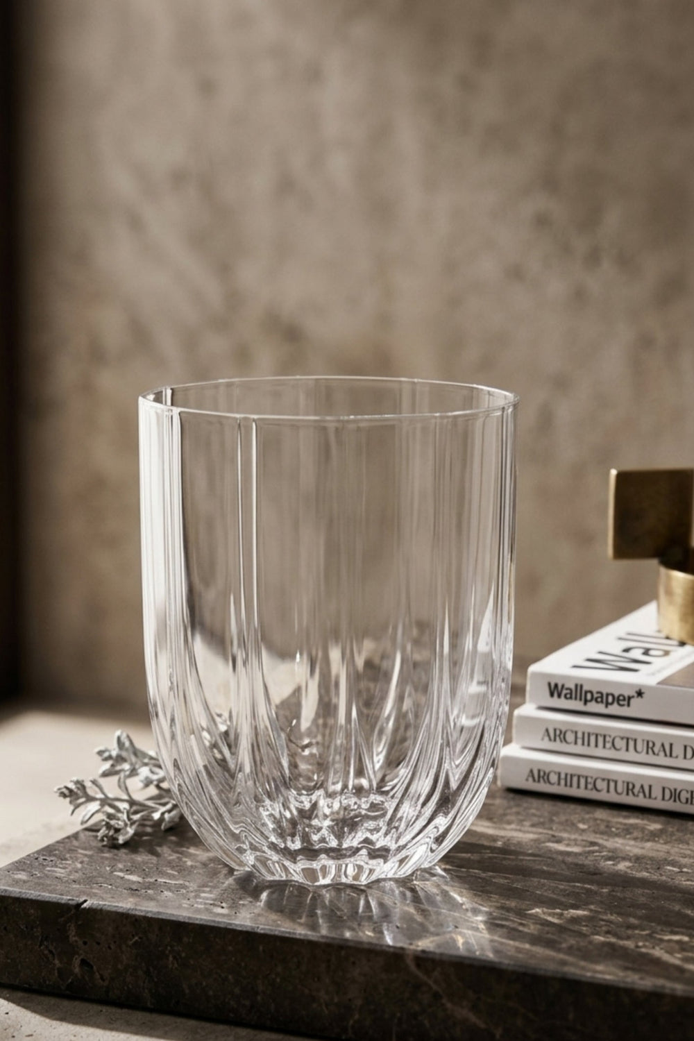 Fluted Glass Tumbler