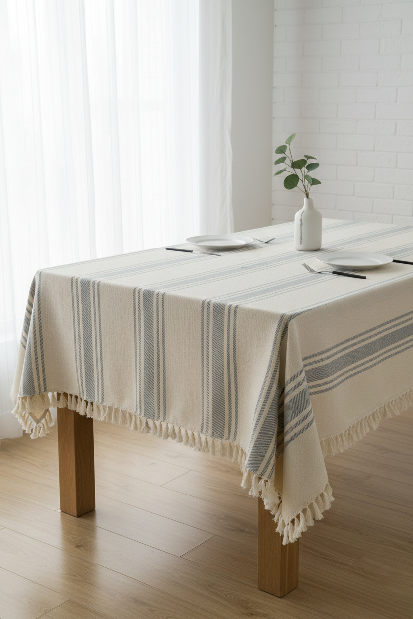 Striped Table Cloth