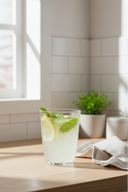 Short Patterned Beaded Tumbler