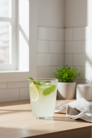 Short Patterned Beaded Tumbler
