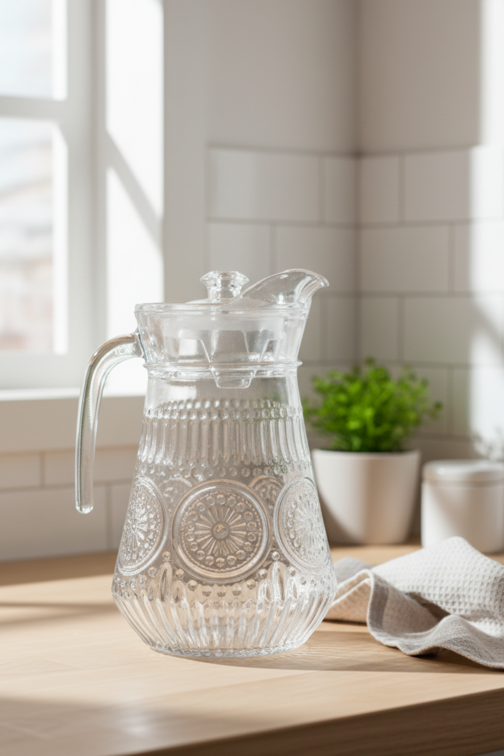 Patterned Juice Jug