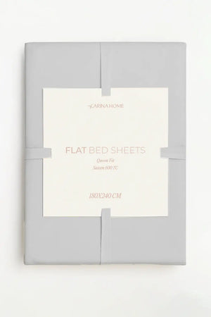 Sateen Flat Queen Bedsheet (TC600)