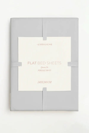 Percale Flat Queen Bedsheet (TC200)