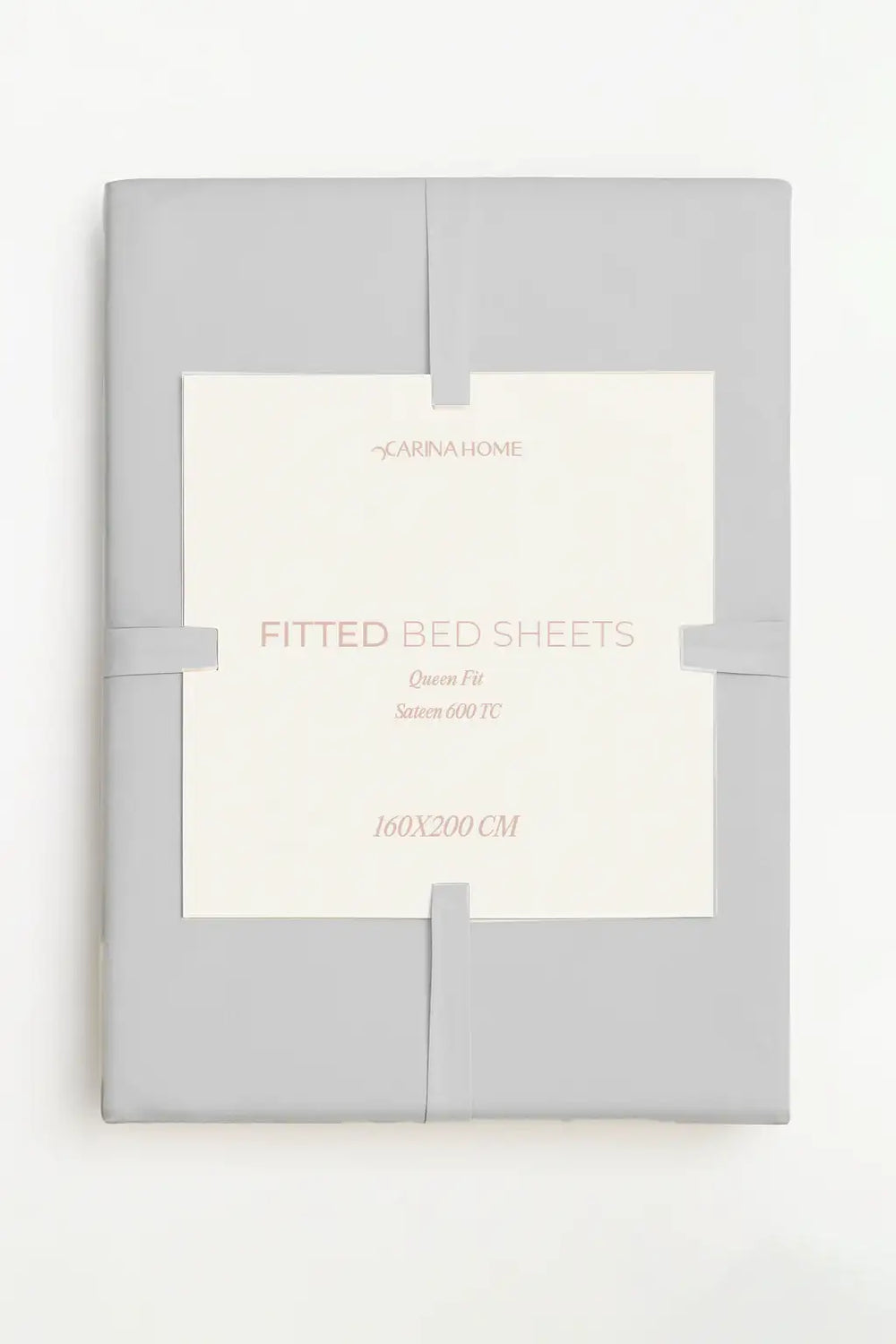 Sateen Fitted Queen Bedsheet (TC600)