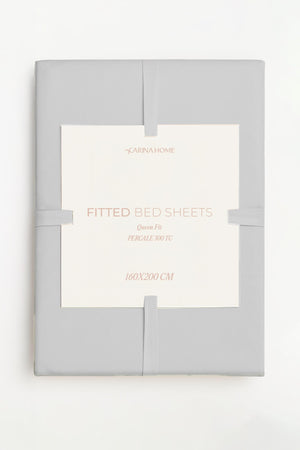 Percale Fitted Queen Bedsheet (TC300)