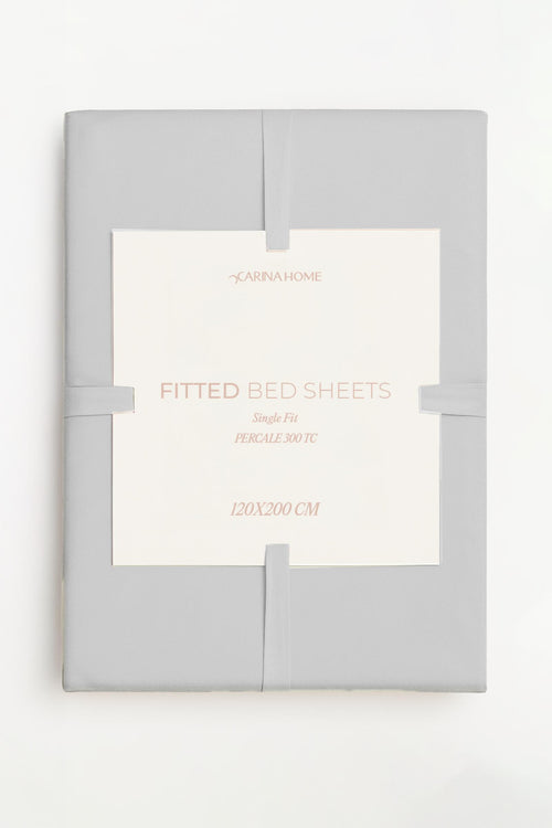 Percale Fitted Single Bedsheet (TC300)