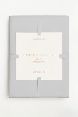 Percale Fitted King Bedsheet (TC300)