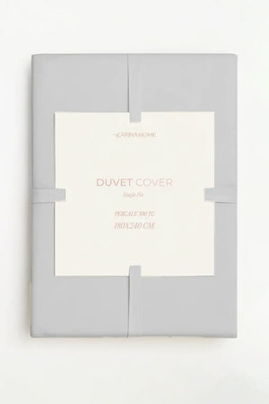 Percale Single Duvet Cover (TC300)