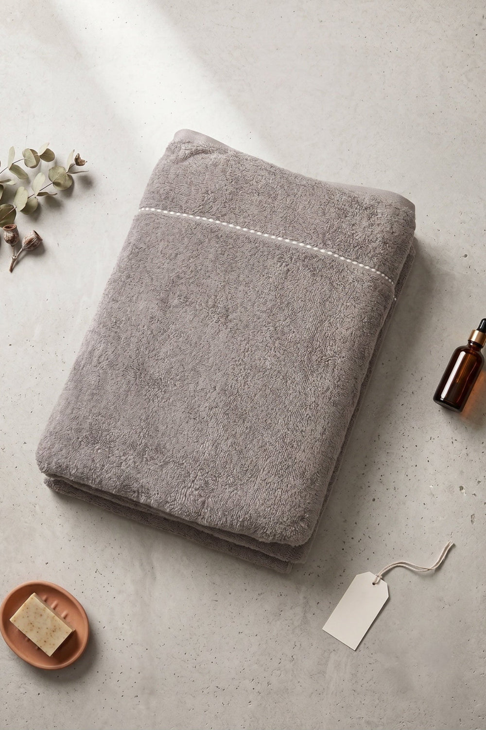 Bordered Bath Towel (90x160cm)