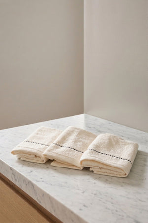 Bordered Towels (Pack of 3)