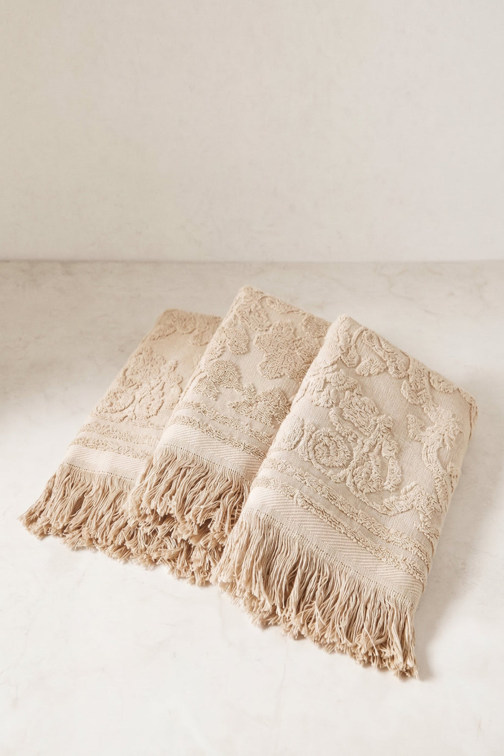 Fringed Towels (Pack of 3)
