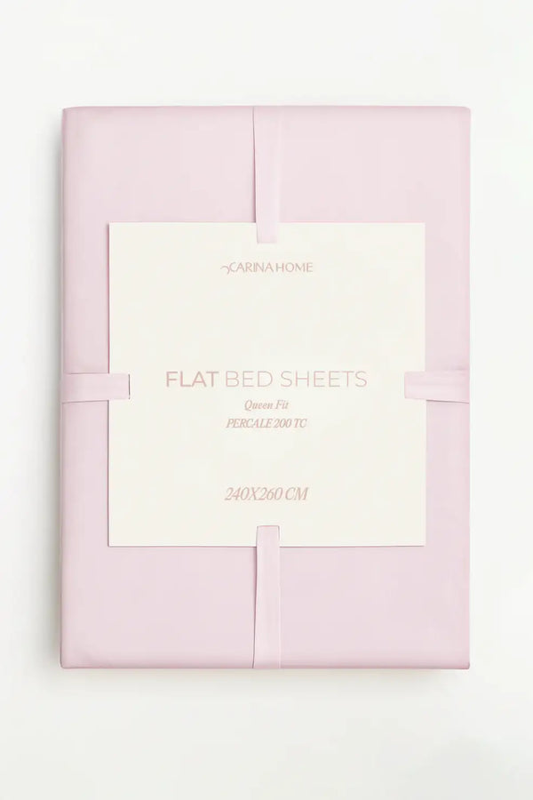 Percale Flat Queen Bedsheet (TC200)
