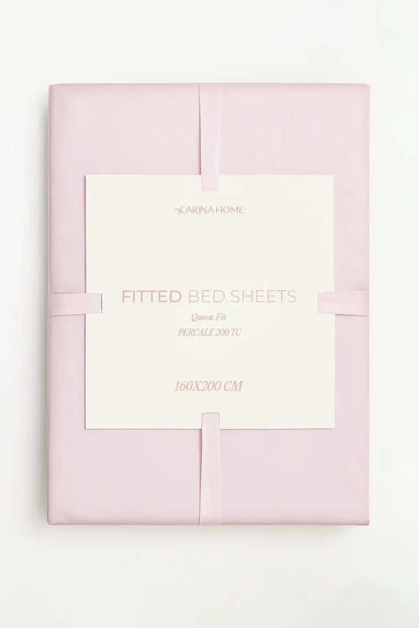 Percale Fitted Queen Bedsheet (TC200)