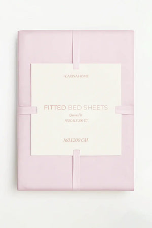 Percale Fitted Queen Bedsheet (TC200)