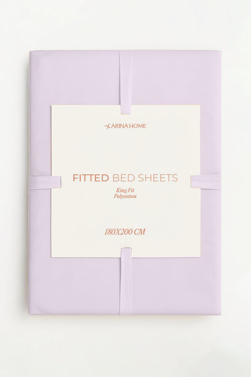 Polycotton Fitted King Bedsheet