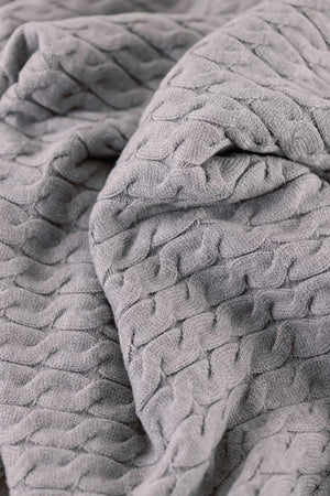 Braided Throw Blanket - Carina Home