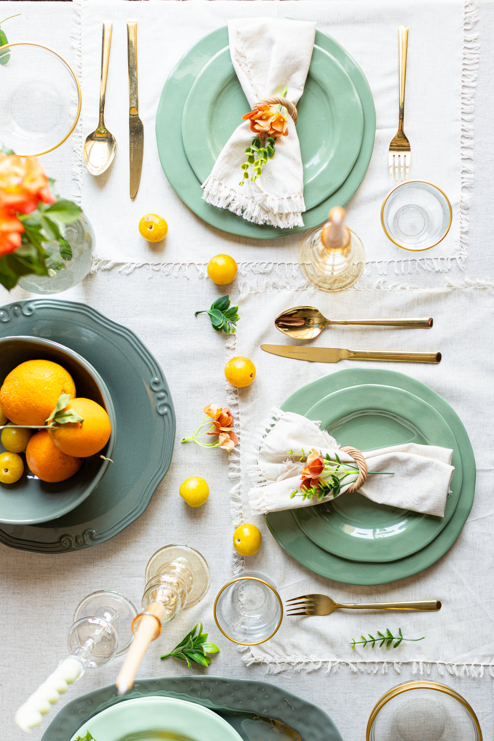 Linen Off White Placemats (Pack of 6)