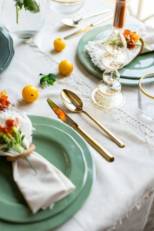 Knife Set - 6 Pcs - Gold - Carina Home