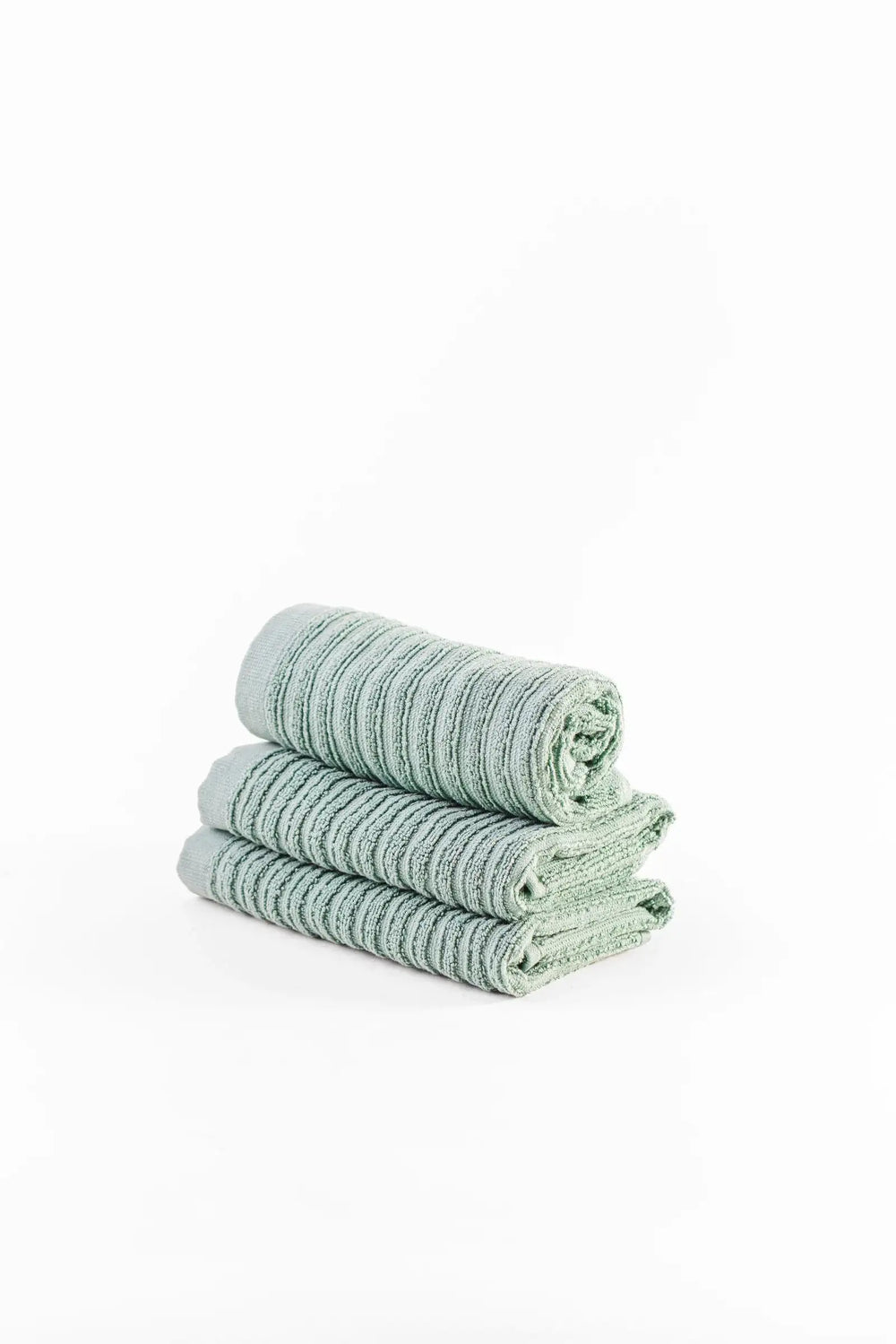 Ribbed Guest Towels (Pack of 3) - Carina Home