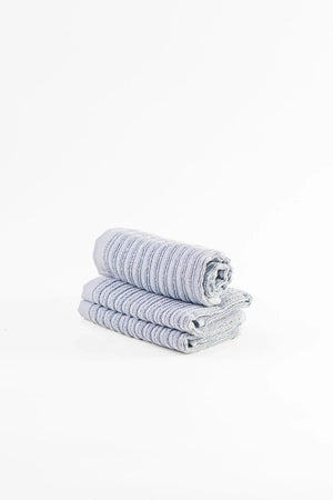 Ribbed Guest Towels (Pack of 3) - Carina Home