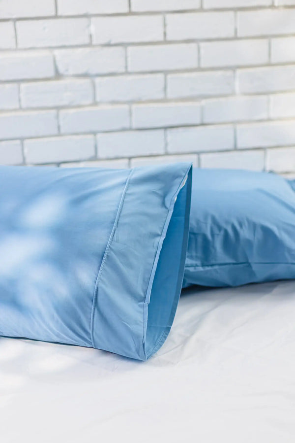 Percale Pillowcase with Pipping (TC200) - Carina Home