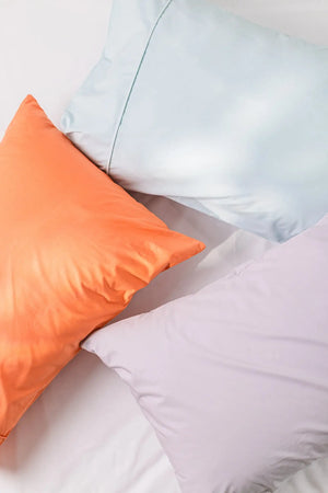 Percale Pillowcase with Pipping (TC200) - Carina Home