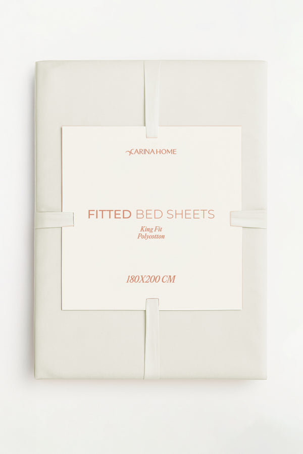 Polycotton Fitted King Bedsheet
