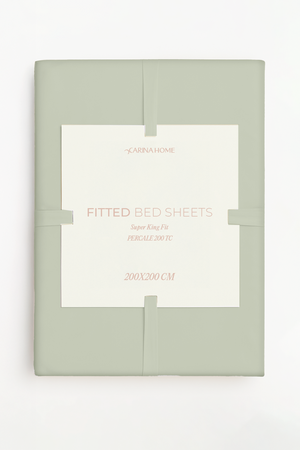 Percale Fitted Super King Bedsheet (TC200)