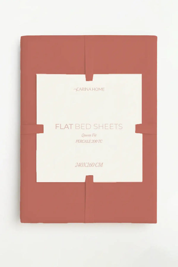 Percale Flat Queen Bedsheet (TC200)