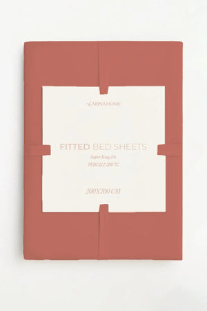 Percale Fitted Super King Bedsheet (TC200)
